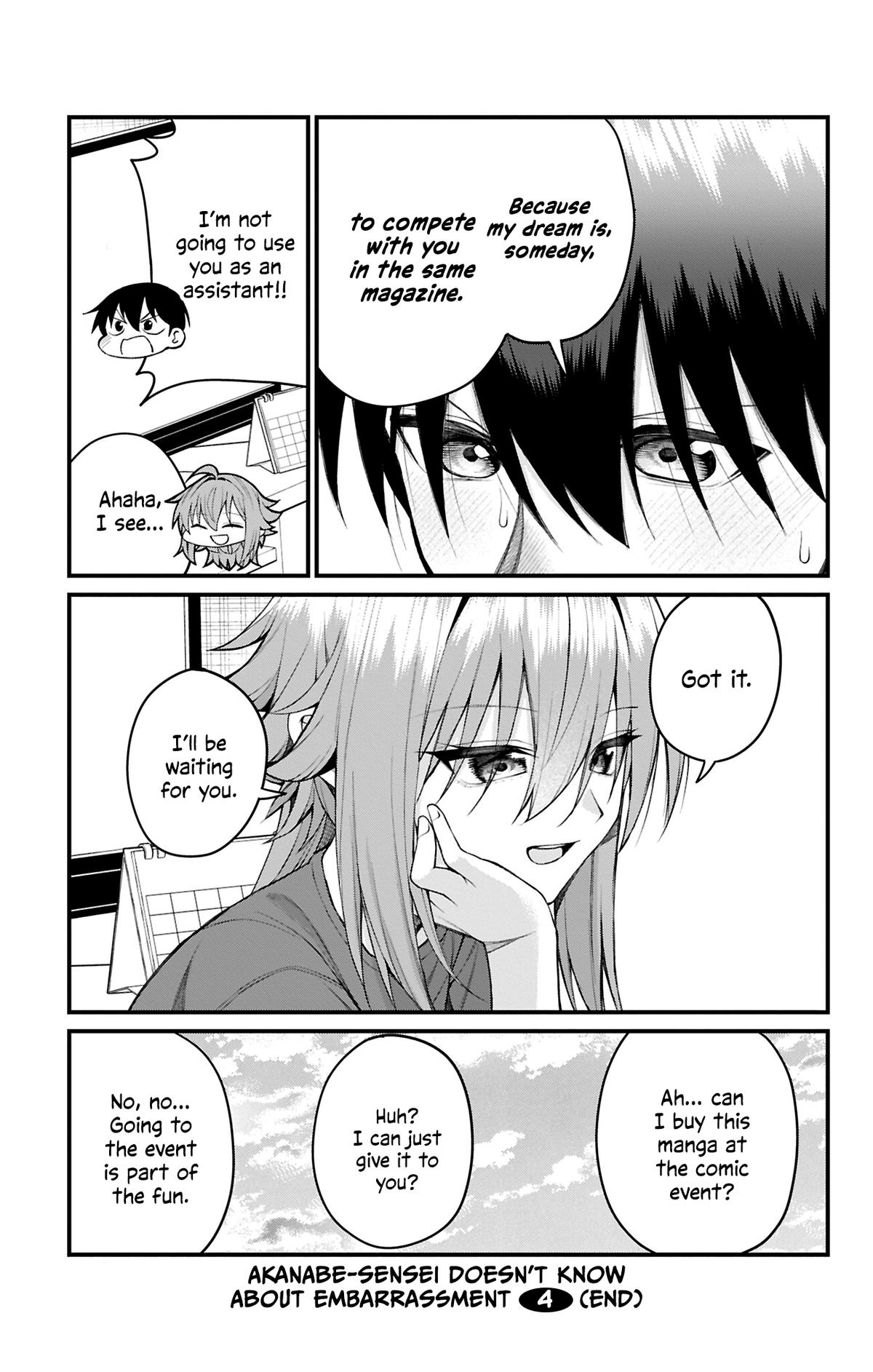 Akanabe-sensei Doesn't Know about Embarrassment Chapter 48 14