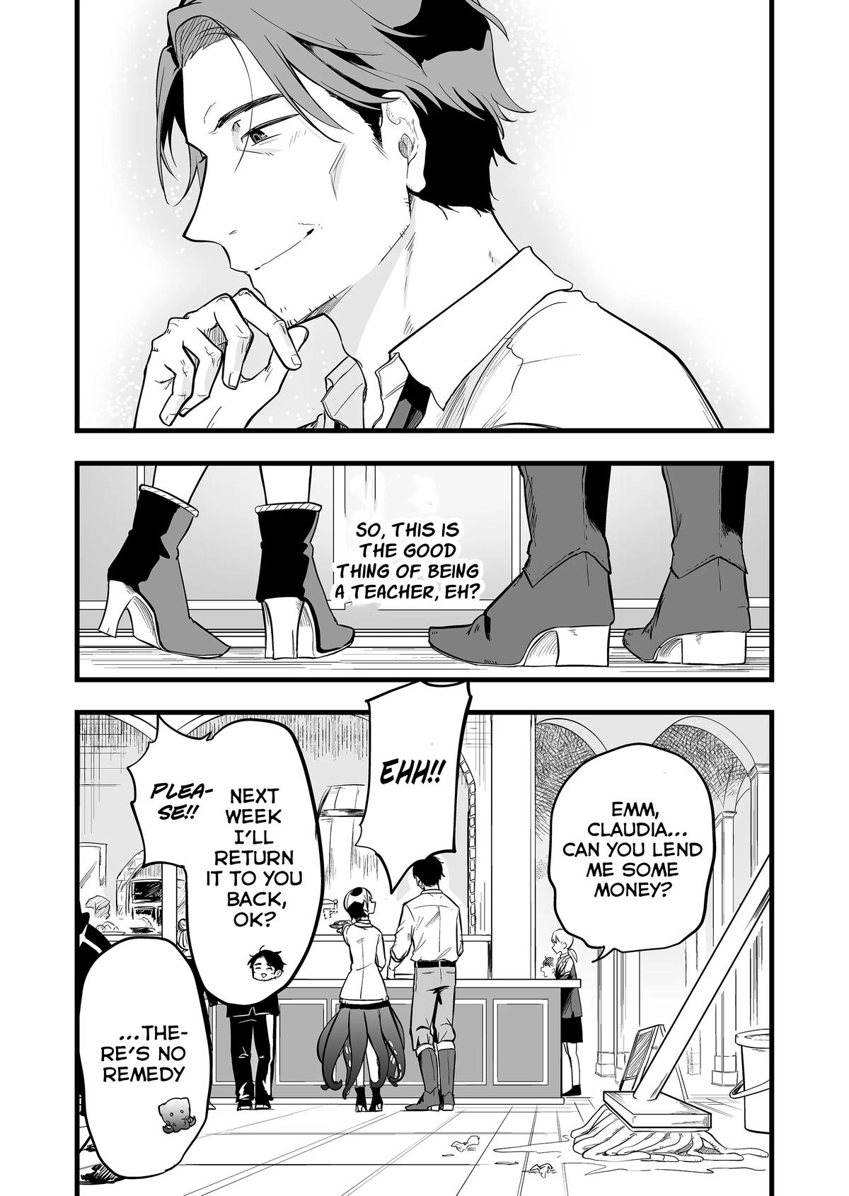 "Ano Toki Tasukete Itadaita Monster Musume desu." Isekai Ossan Kyoushi Totsuzen no Moteki ni Konwaku suru Chapter 2 33