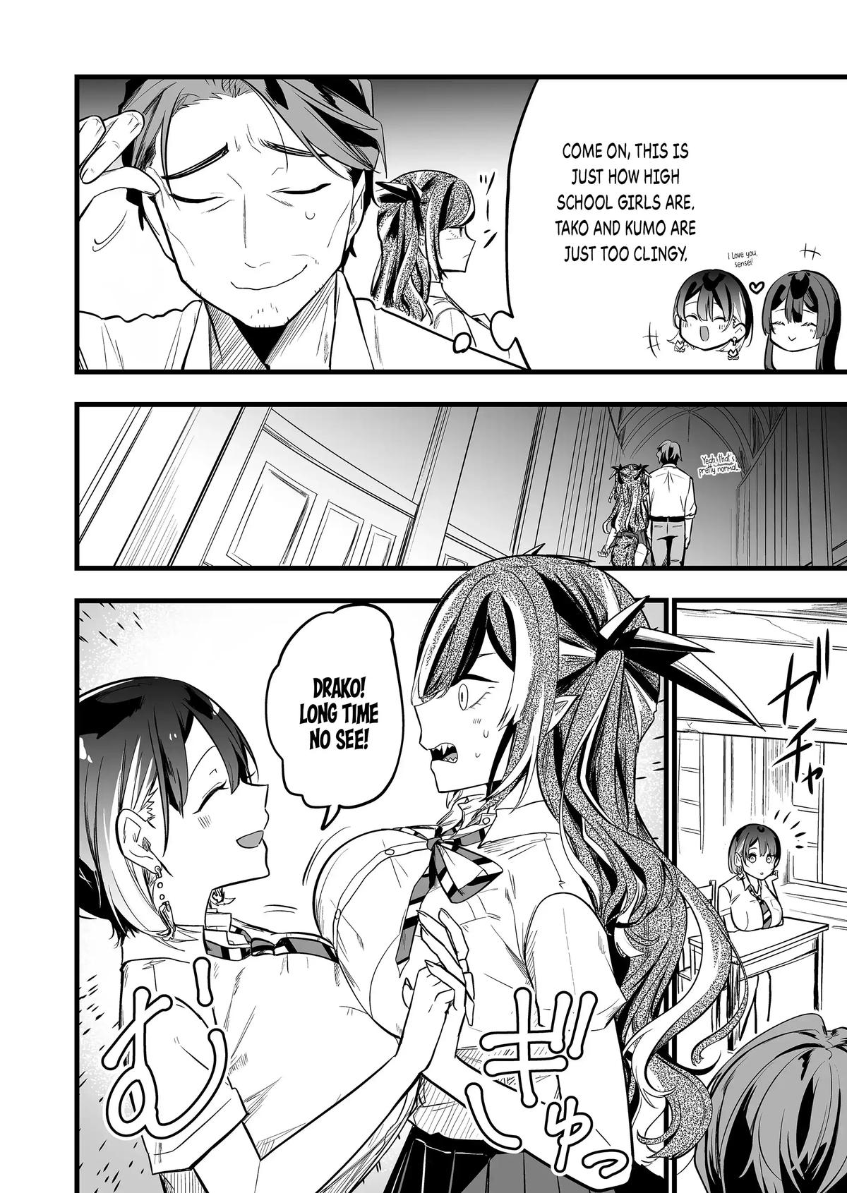 "Ano Toki Tasukete Itadaita Monster Musume desu." Isekai Ossan Kyoushi Totsuzen no Moteki ni Konwaku suru Chapter 26 13