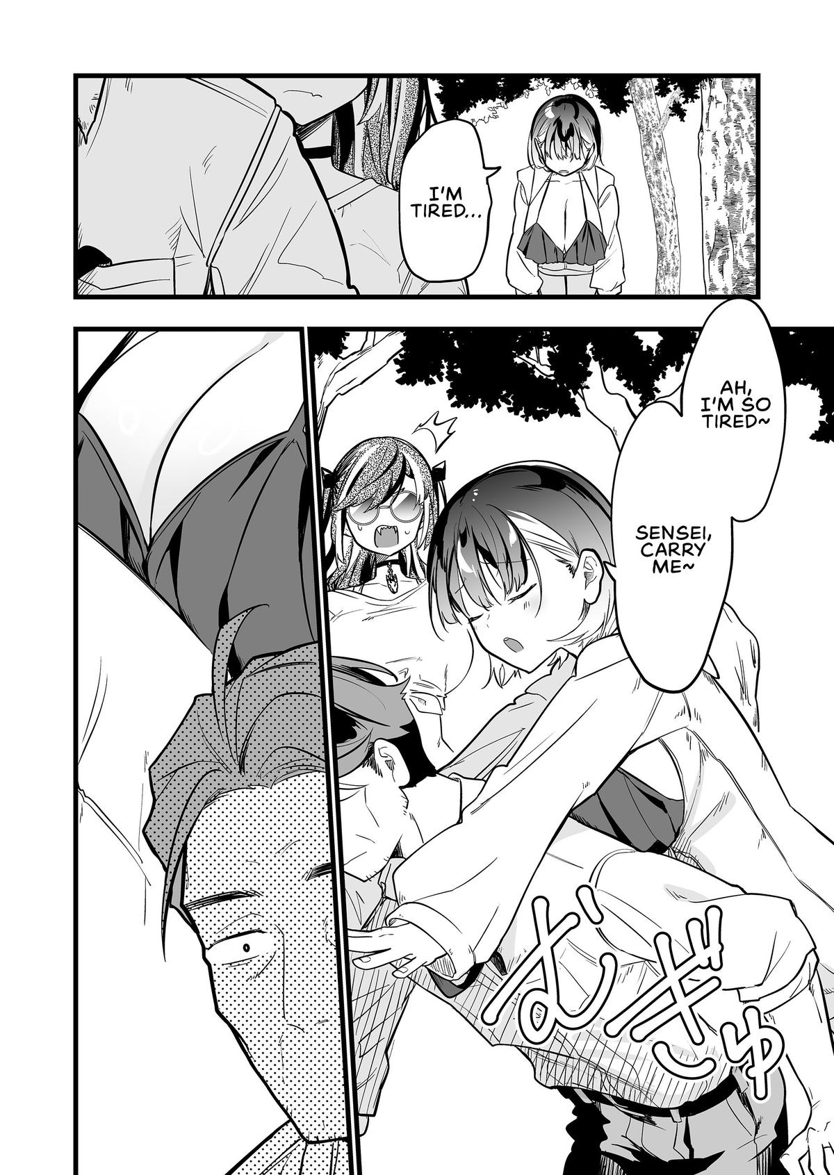 "Ano Toki Tasukete Itadaita Monster Musume desu." Isekai Ossan Kyoushi Totsuzen no Moteki ni Konwaku suru Chapter 47 12