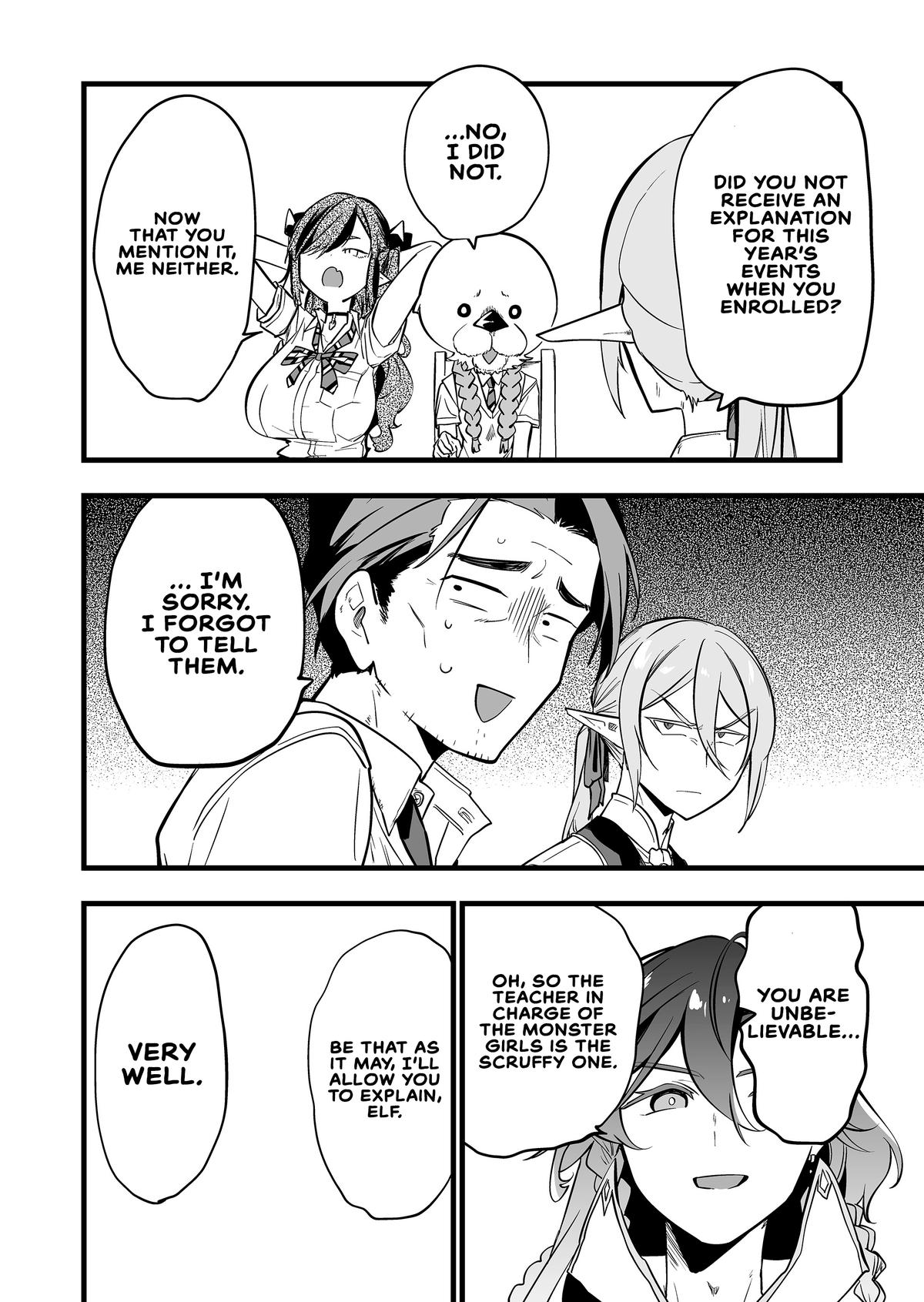 "Ano Toki Tasukete Itadaita Monster Musume desu." Isekai Ossan Kyoushi Totsuzen no Moteki ni Konwaku suru Chapter 58 10