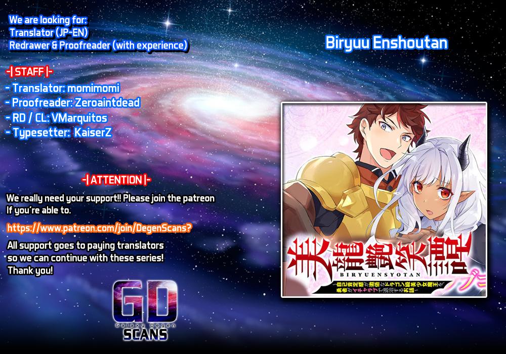 Biryuu Enshoutan ~Jikokouteikan ga Gekitei na Dragon-kyuu Bishoujo Maou o, Yuusha ga Icharabu de Taijisuru Ohanashi~ Chapter 2.2 1