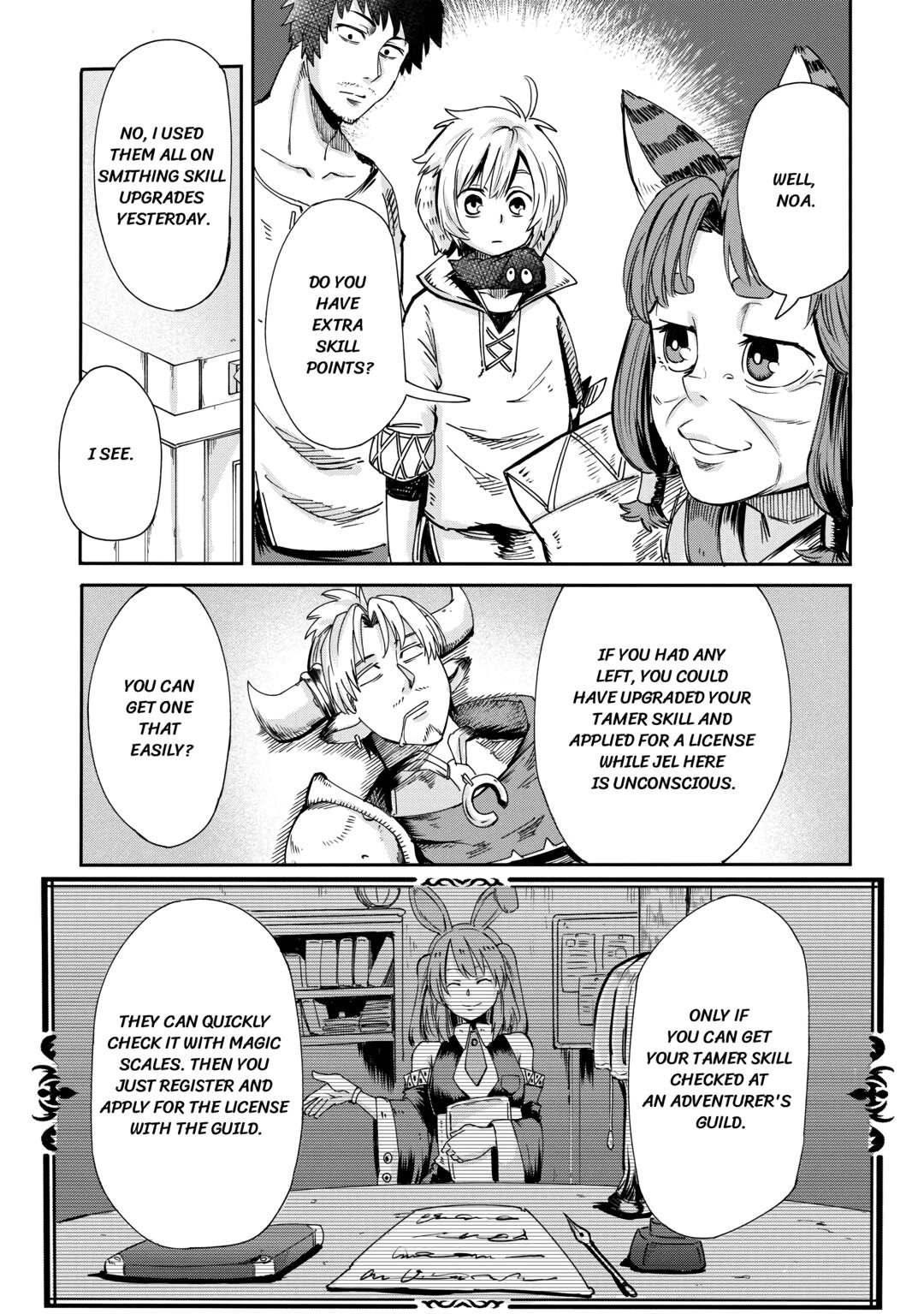 Blacksmith Apprentice at Level 596 Chapter 1 33
