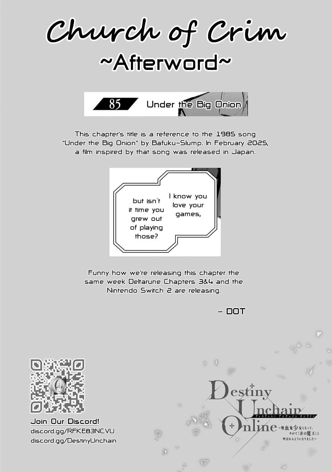 Destiny Unchain Online Chapter 85 18