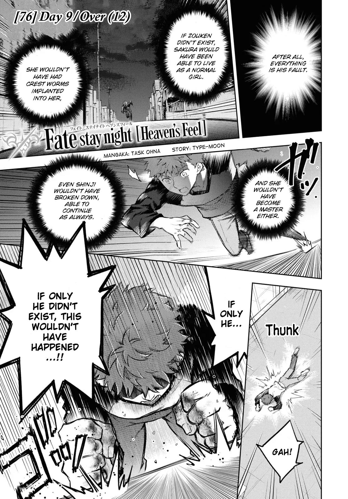 Fate/Stay Night - Heaven's Feel Chapter 76 1
