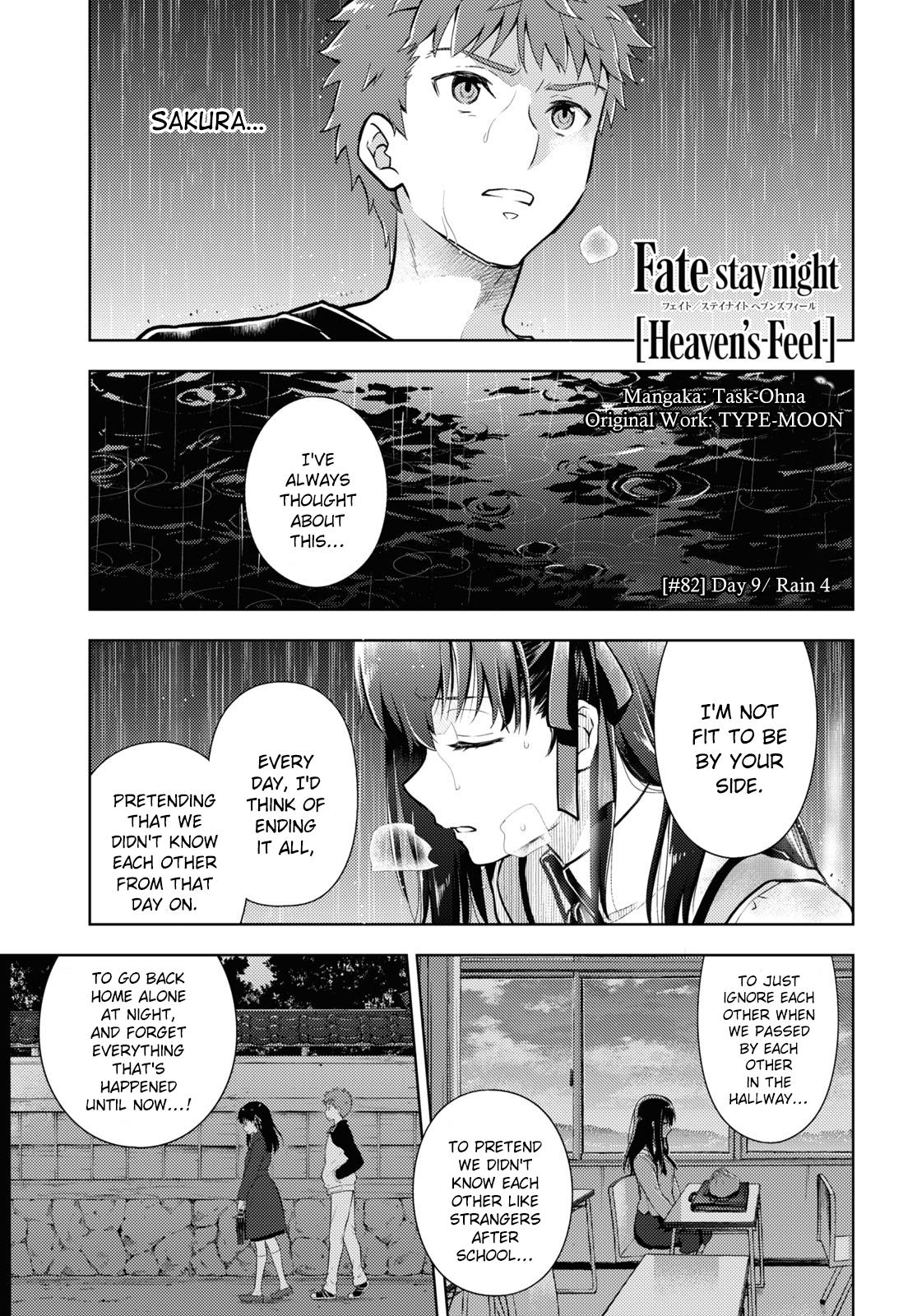Fate/Stay Night - Heaven's Feel Chapter 82 1