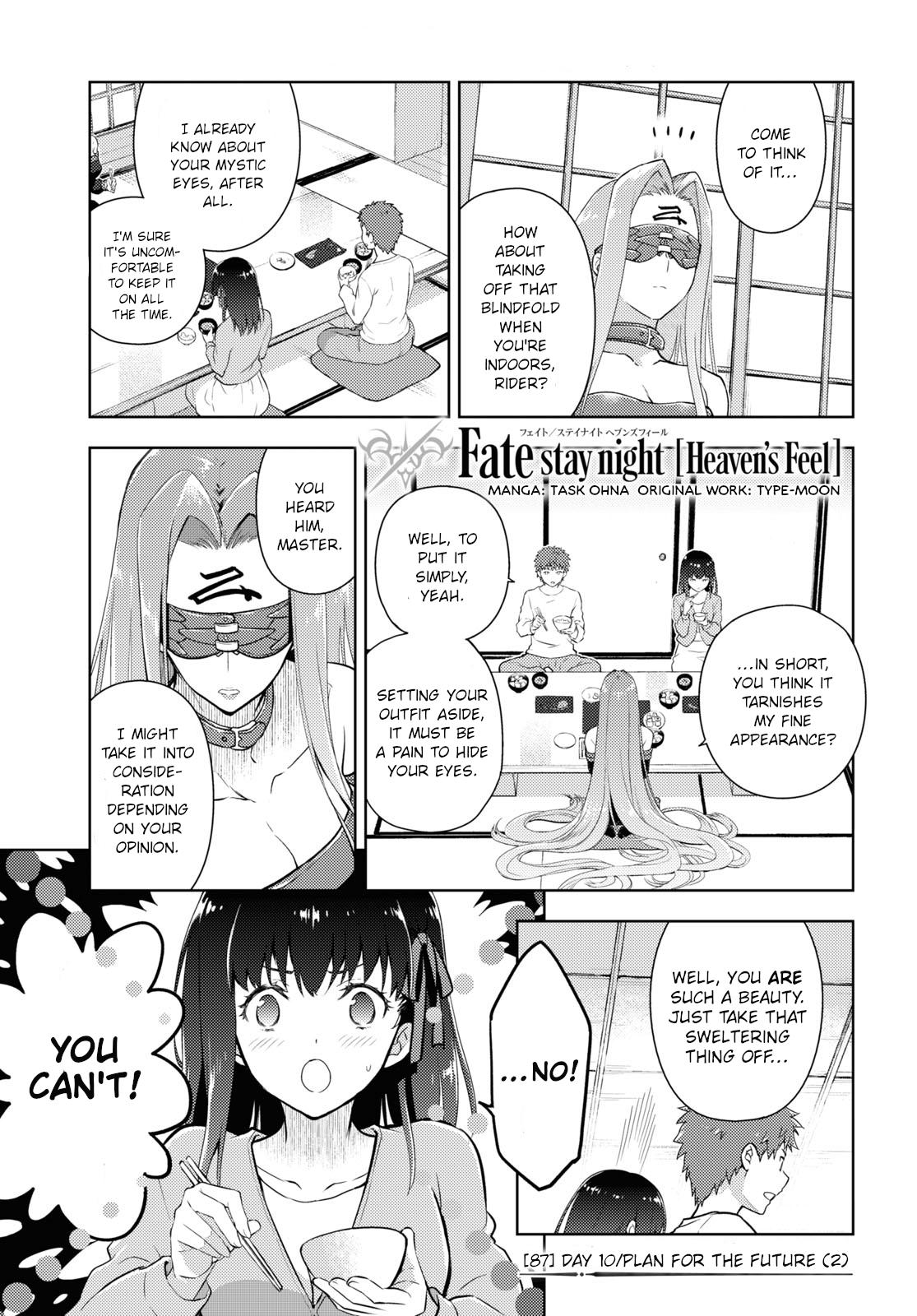 Fate/Stay Night - Heaven's Feel Chapter 87 1
