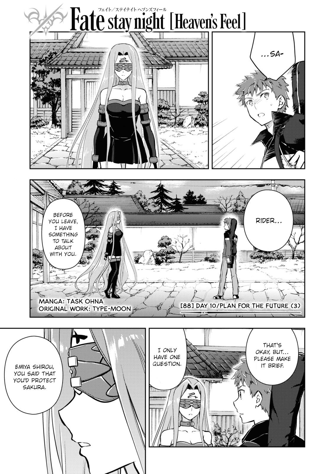 Fate/Stay Night - Heaven's Feel Chapter 88 1
