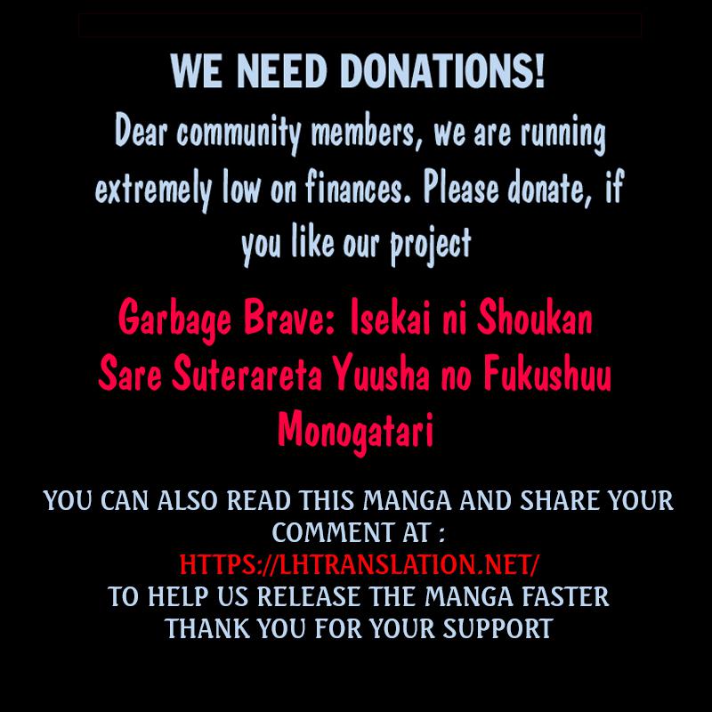 Garbage Brave: Isekai ni Shoukan Sare Suterareta Yuusha no Fukushuu Monogatari Chapter 35 23