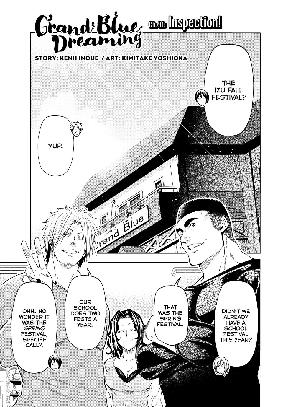 Grand Blue Dreaming Chapter 91 4