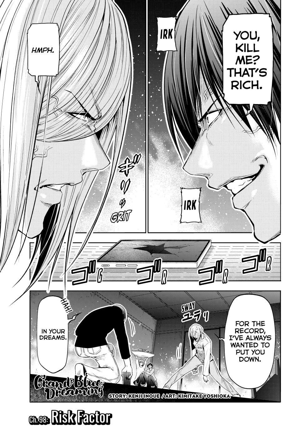 Grand Blue Dreaming Chapter 98 - Page 1 - Grand Blue Dreaming manga Chapter 98 manga