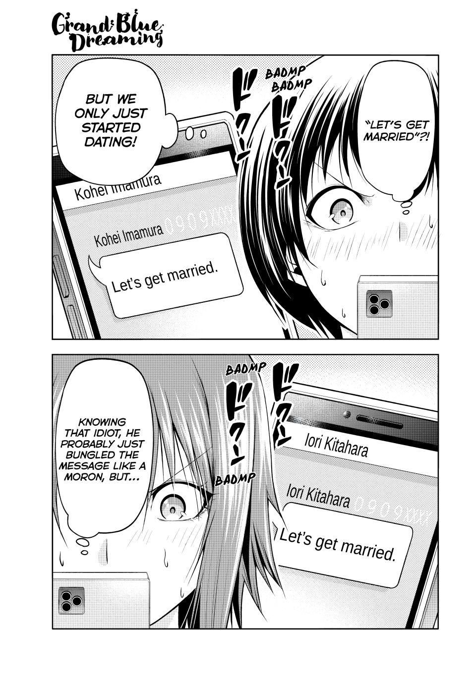 Grand Blue Dreaming Chapter 99 - Page 1 - Grand Blue Dreaming manga Chapter 99 manga