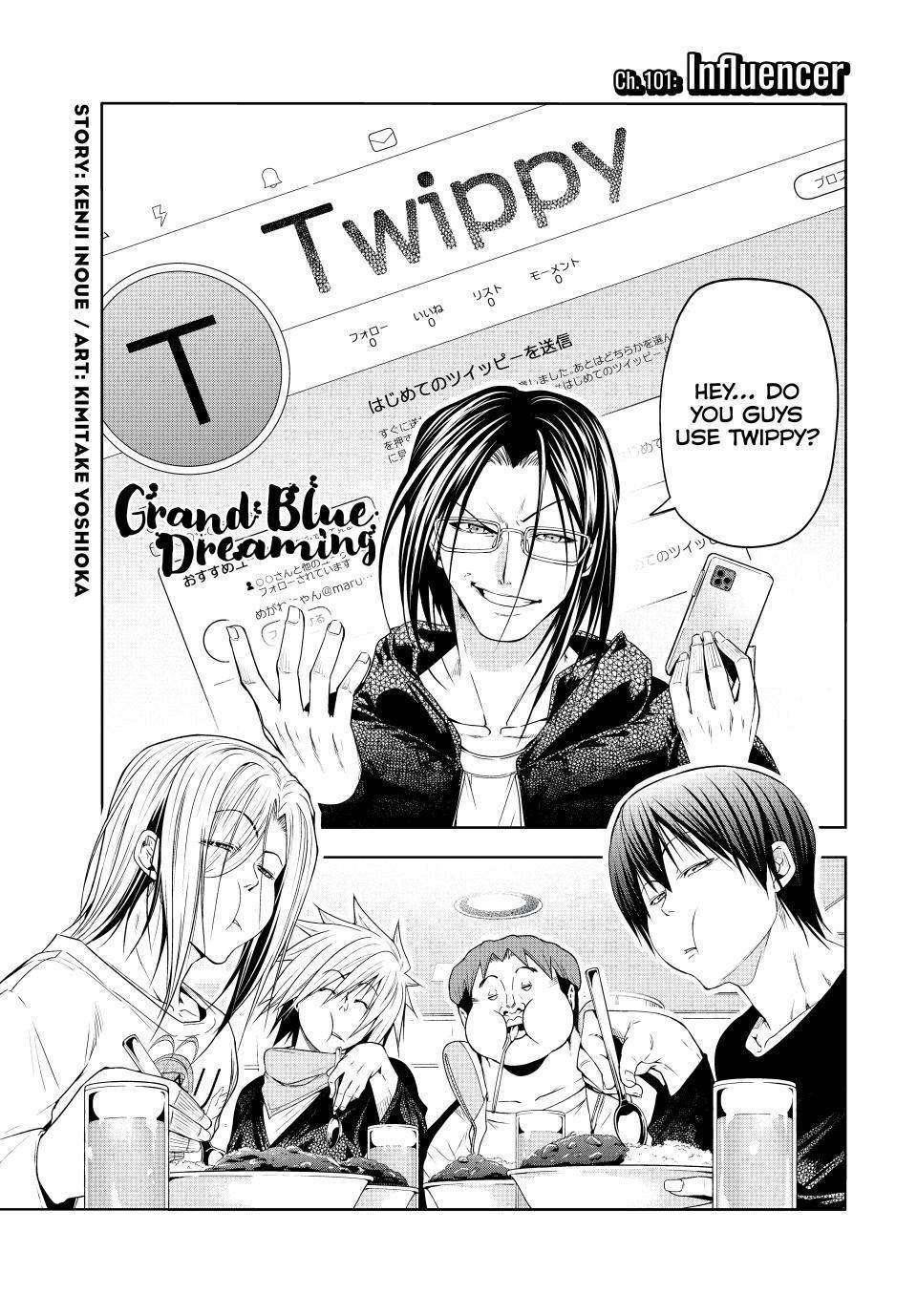 Grand Blue Dreaming Chapter 101 - Page 1 - Grand Blue Dreaming manga Chapter 101 manga