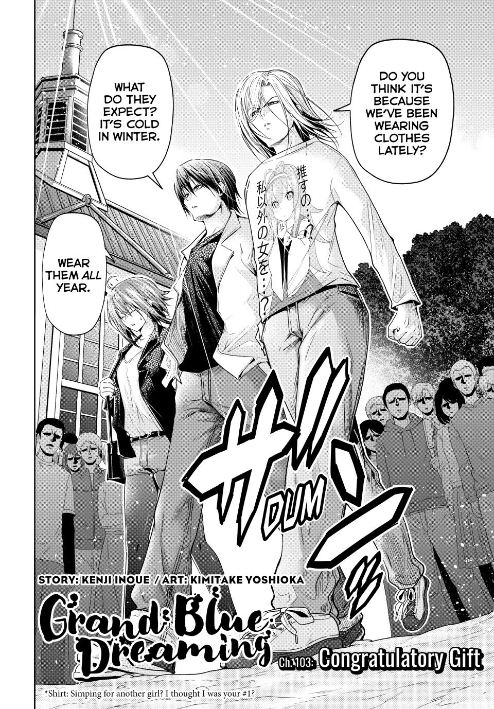 Grand Blue Dreaming Chapter 103 - Page 2 - Grand Blue Dreaming manga Chapter 103 manga