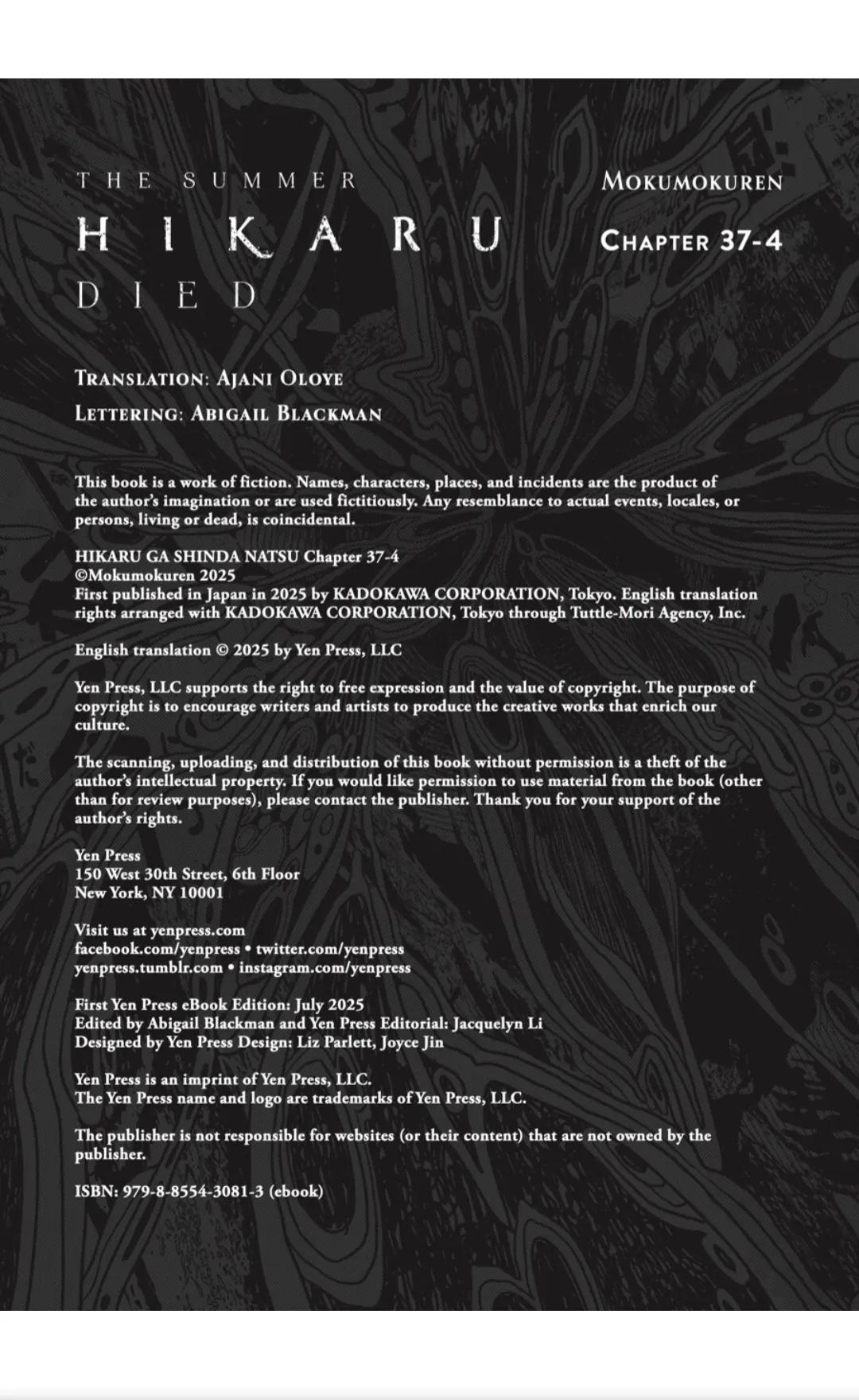 The Summer Hikaru Died Chapter 37.2