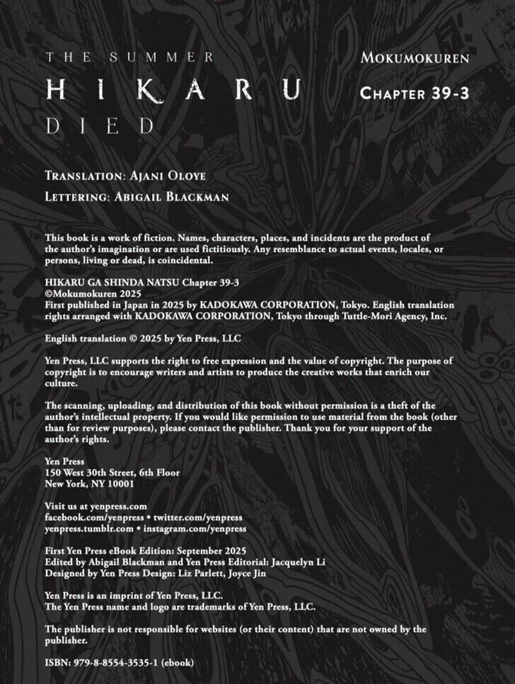 The Summer Hikaru Died Chapter 39.3