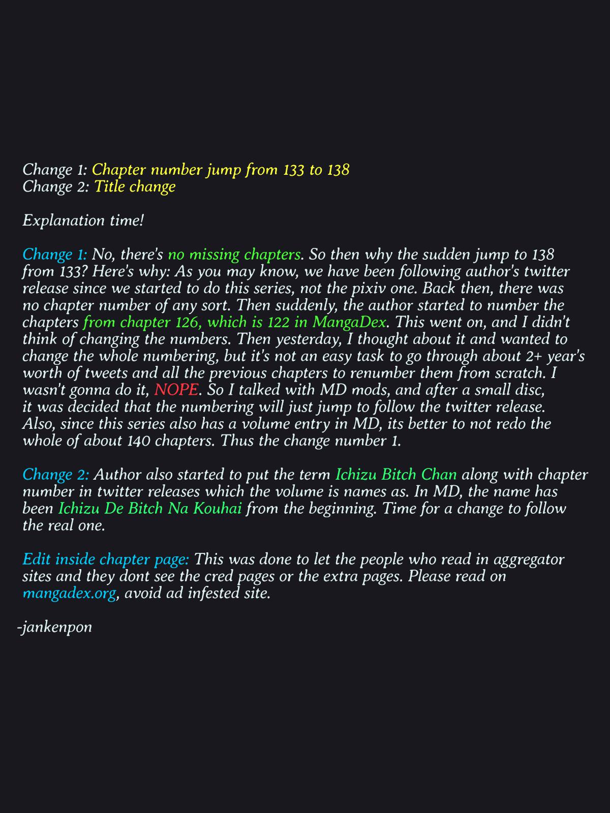 Ichizu de Bitch na Kouhai Chapter 138 5