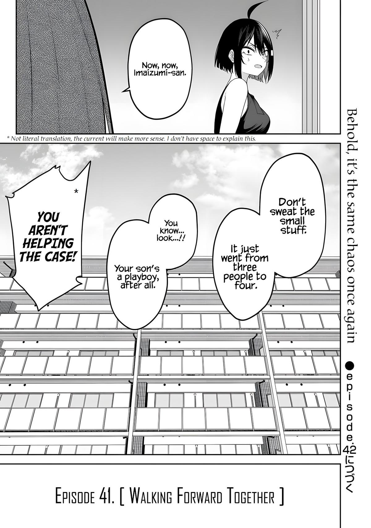 Imaizumi Brings All the Gals to His House Chapter 41