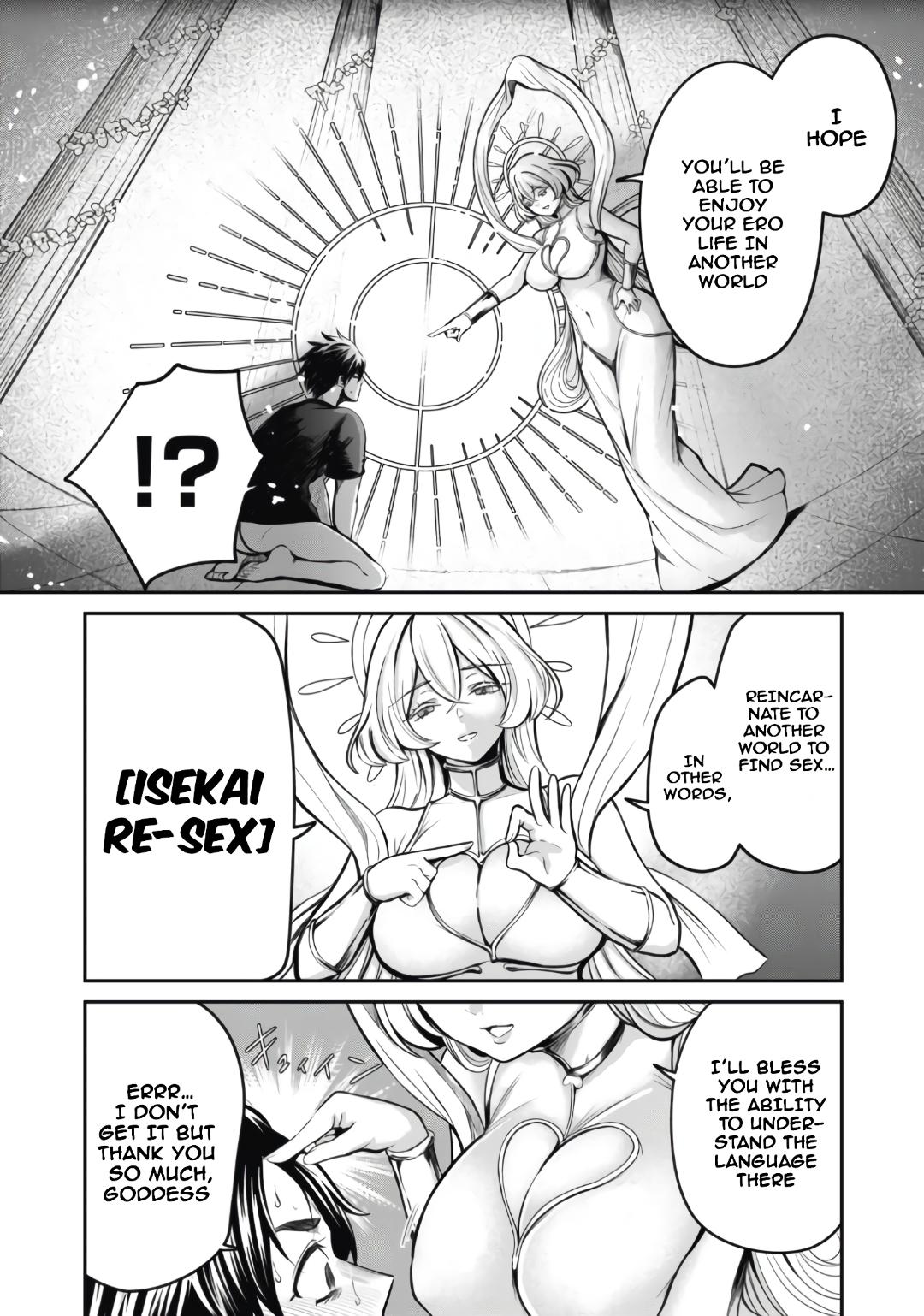 Isekai Koushoku Musou Roku: Isekai Tensei no Chie to Chikara o, Tada Hitasura ×××× Suru Tame ni Tsukau Chapter 1 4