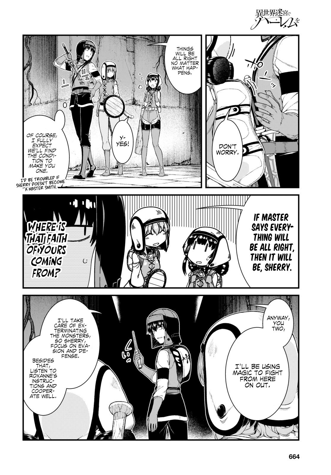 Isekai Meikyuu de Harem o Chapter 45 14