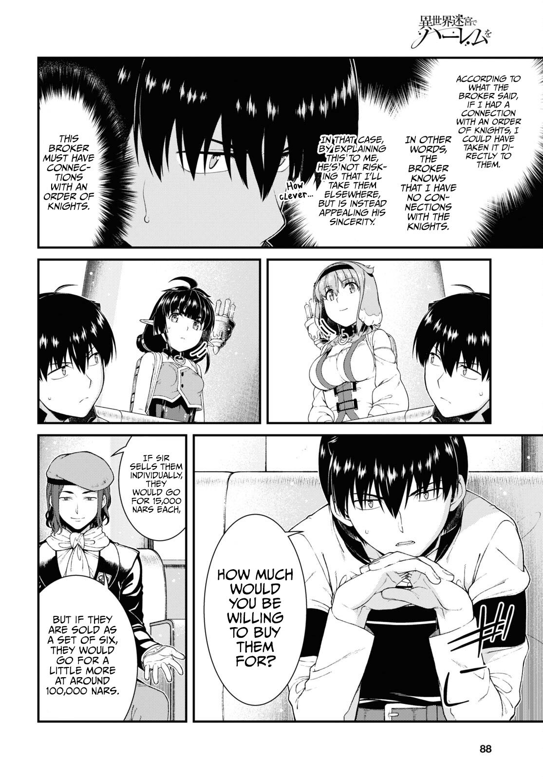 Isekai Meikyuu de Harem o Chapter 57 13