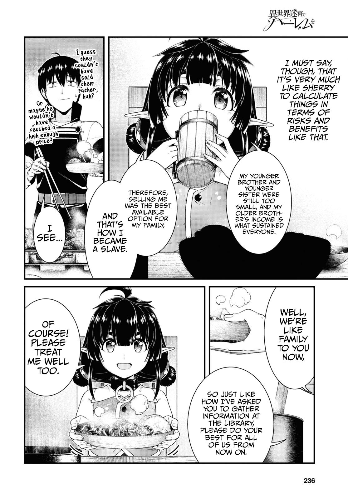 Isekai Meikyuu de Harem o Chapter 59 12