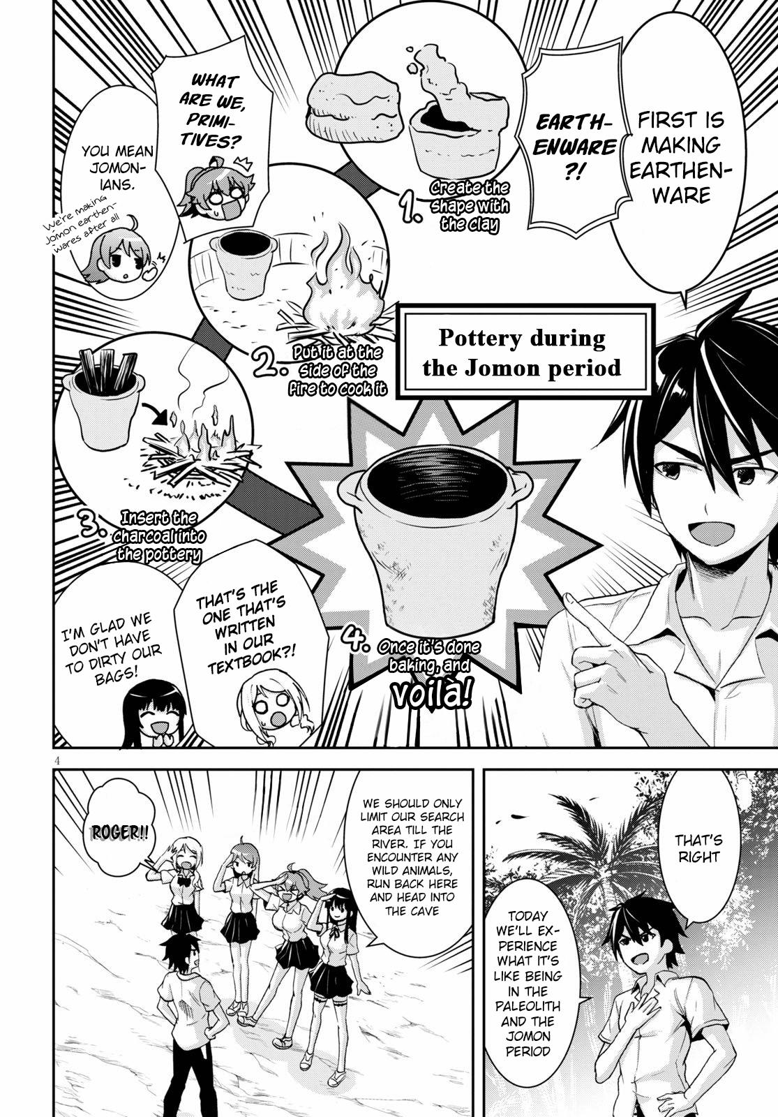 Isekai Yurutto Survival Seikatsu ~Gakkou no Minna to Isekai no Mujintou ni Tenishitakedo Ore Dake Rakushou desu~ Chapter 4 5
