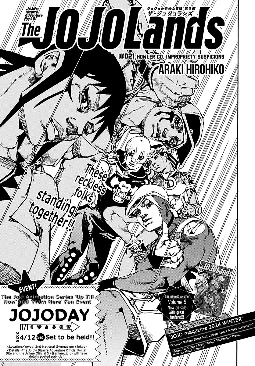 JoJo's Bizarre Adventure - Part 9 - The JOJOLands Chapter 21 2