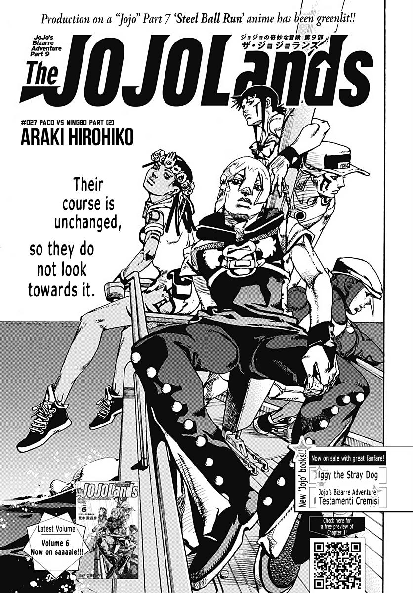 JoJo's Bizarre Adventure - Part 9 - The JOJOLands Chapter 27 2