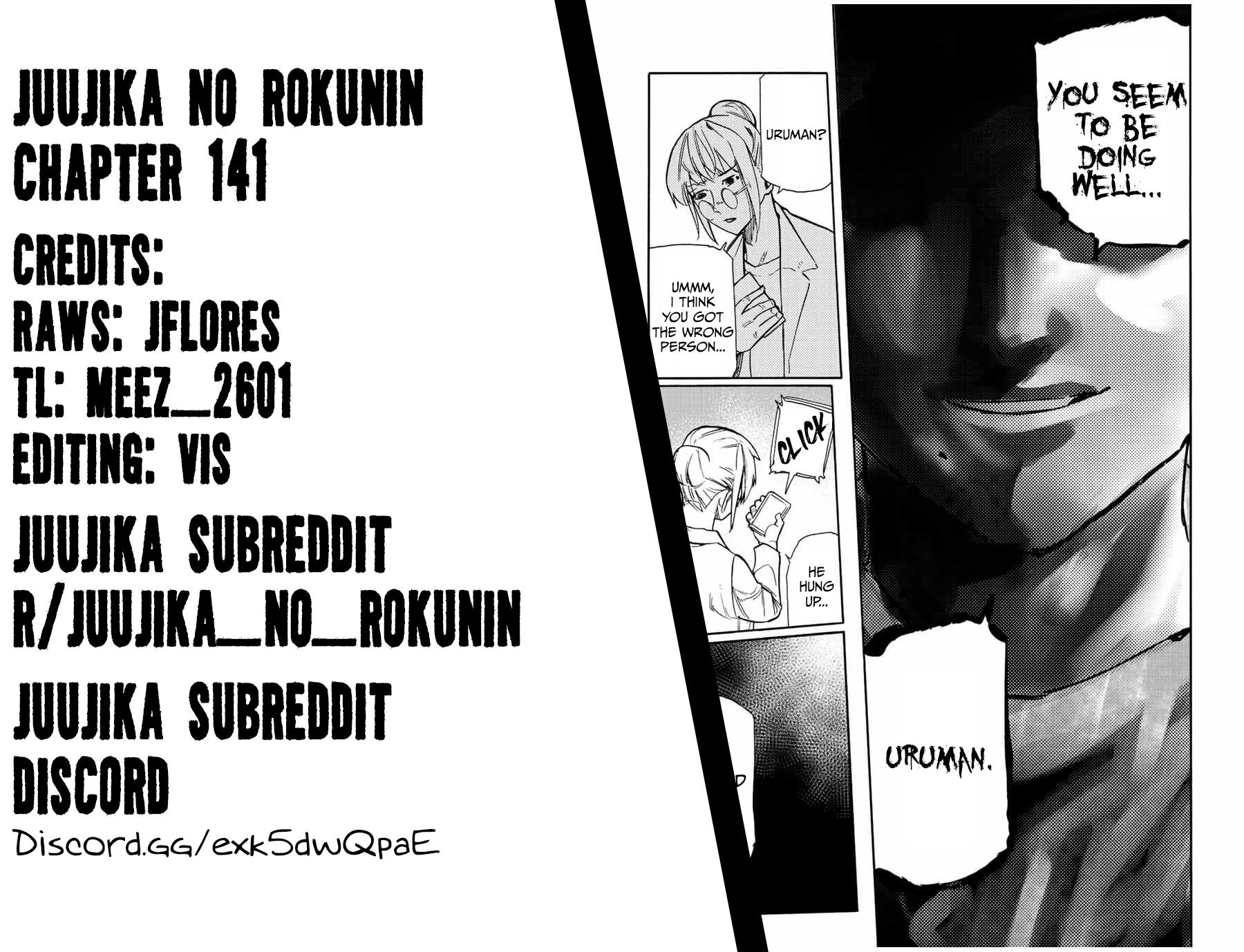 Juujika no Rokunin Chapter 140