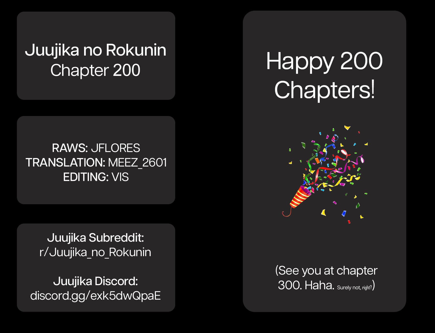 Juujika no Rokunin Chapter 198