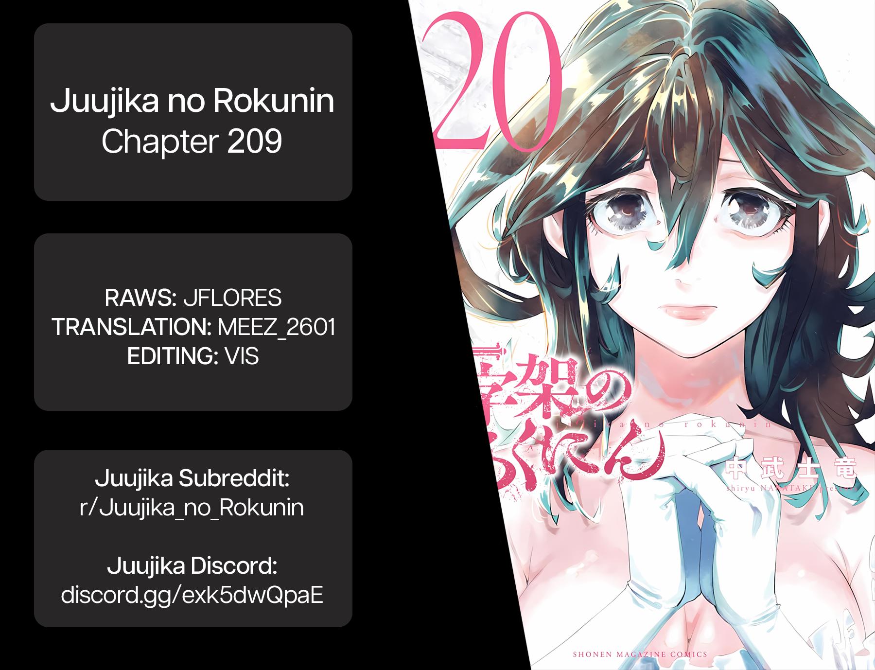 Juujika no Rokunin Chapter 207