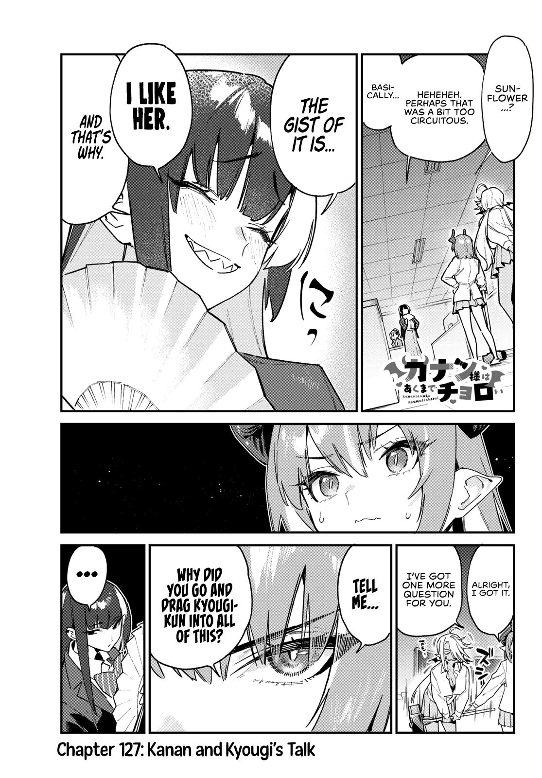 Kanan-sama wa Akumade Choroi Chapter 127 2