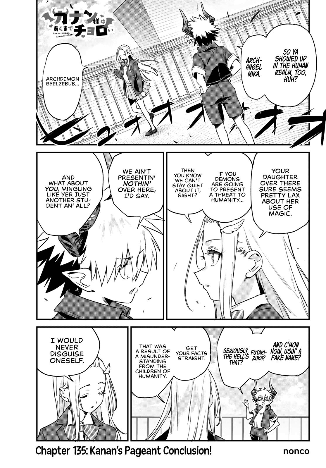 Kanan-sama wa Akumade Choroi Chapter 135 2