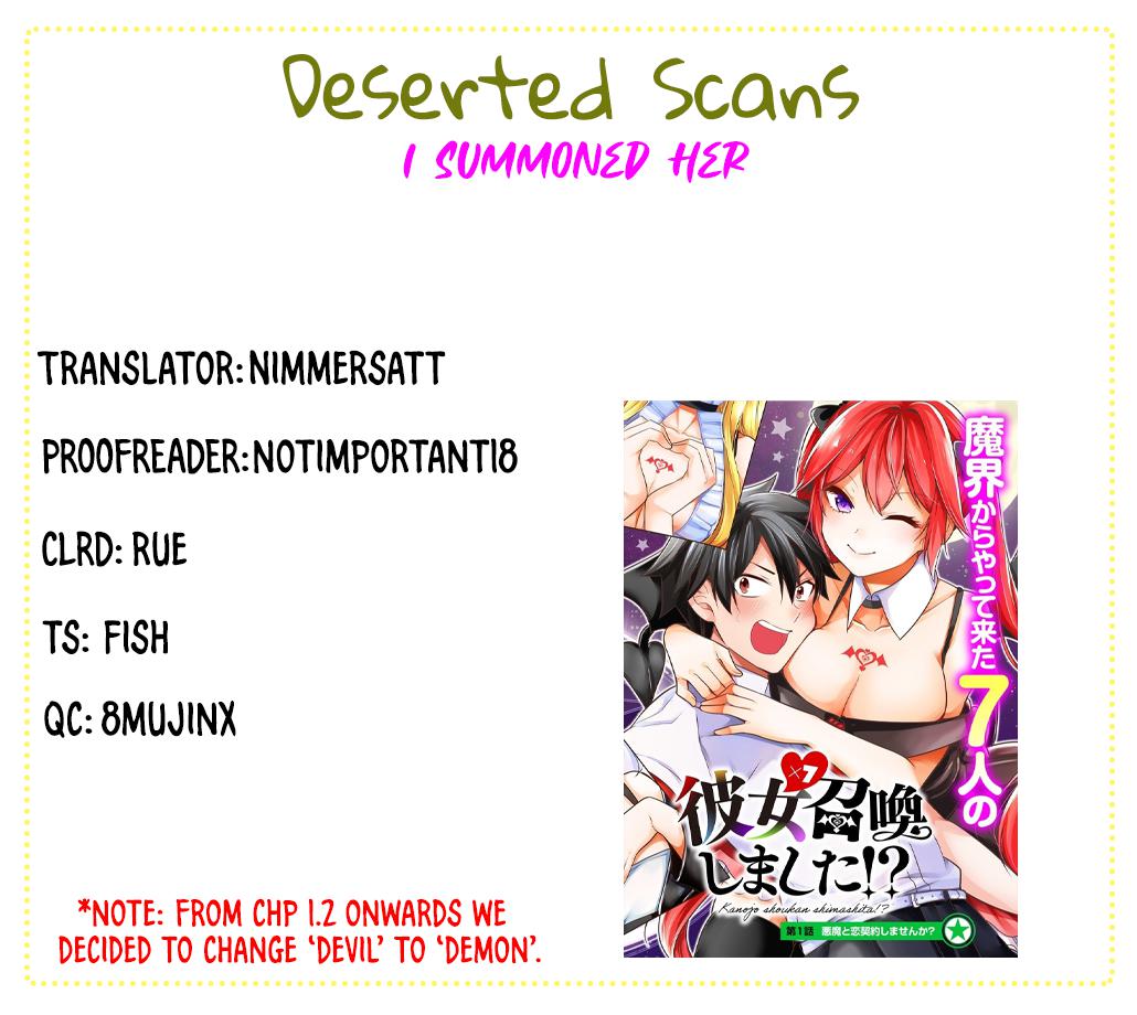Kanojo Shoukan Shimashita!? Chapter 1.2 1