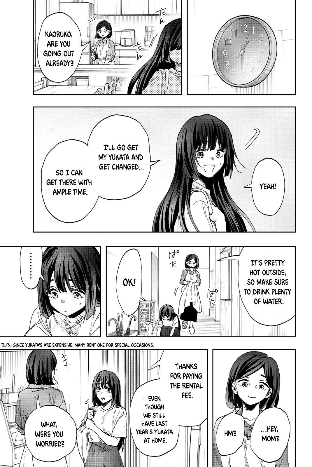 Kaoru Hana wa Rin to Saku Chapter 156-5 - Page 3 - Kaoru Hana wa Rin to Saku manga Chapter 156-5 manga