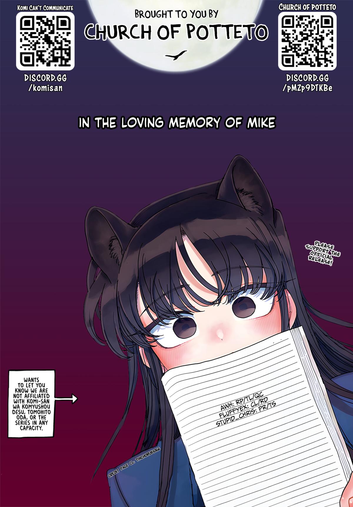 Komi Can’t Communicate Chapter 500
