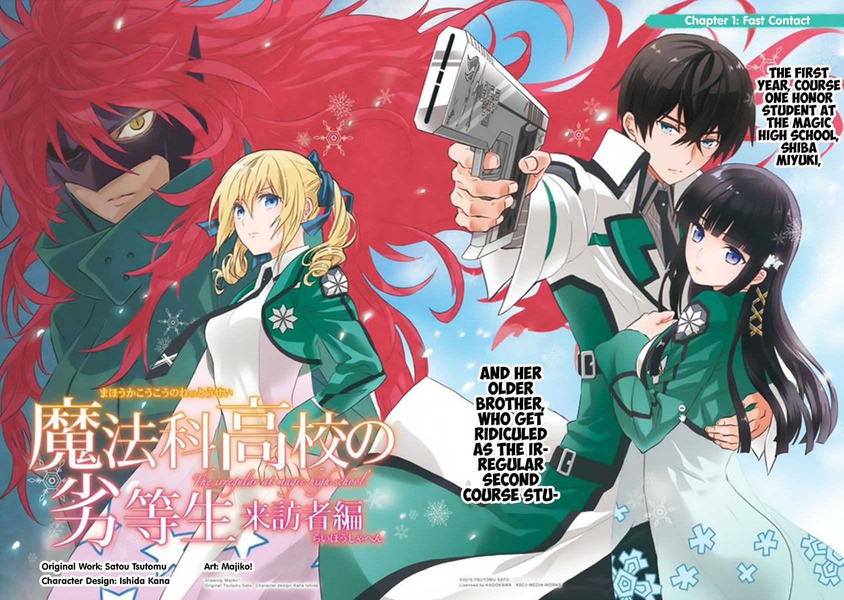Mahouka Koukou no Rettousei - Raihousha Hen Chapter 1 3