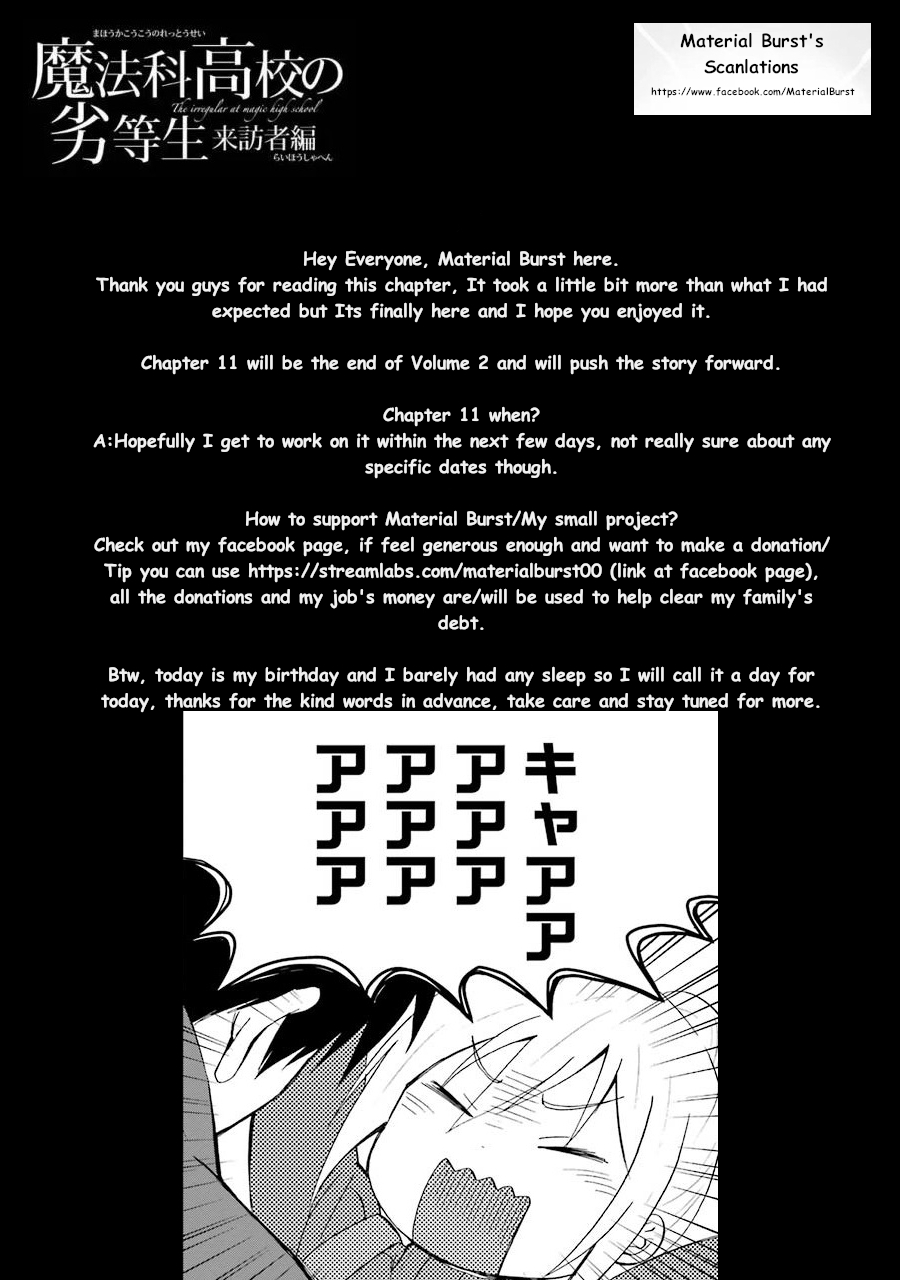 Mahouka Koukou no Rettousei - Raihousha Hen Chapter 10 33