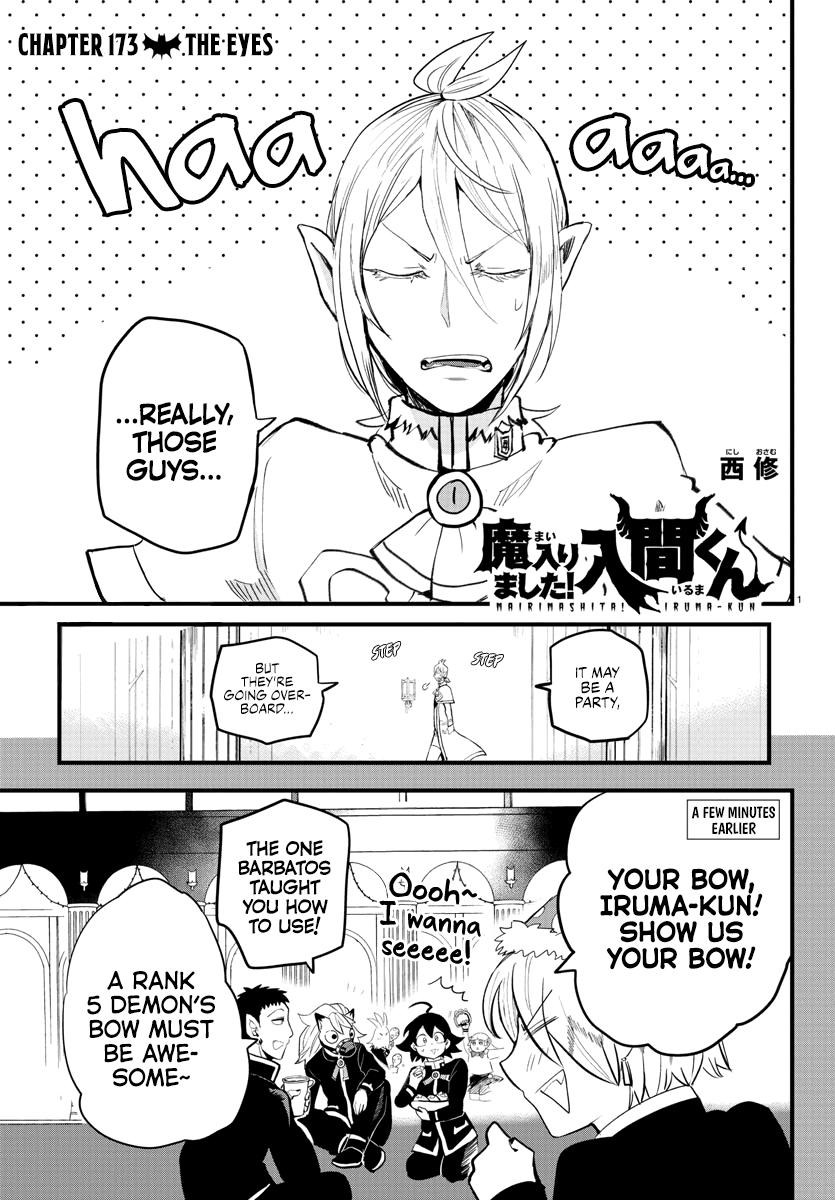 Welcome to Demon School! Iruma-kun Chapter 173 - Page 1 - Welcome to Demon School! Iruma-kun manga Chapter 173 manga