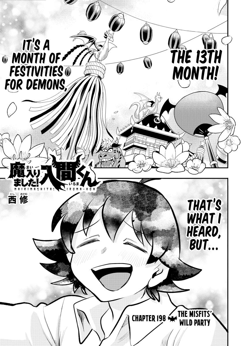 Welcome to Demon School! Iruma-kun Chapter 198 - Page 1 - Welcome to Demon School! Iruma-kun manga Chapter 198 manga