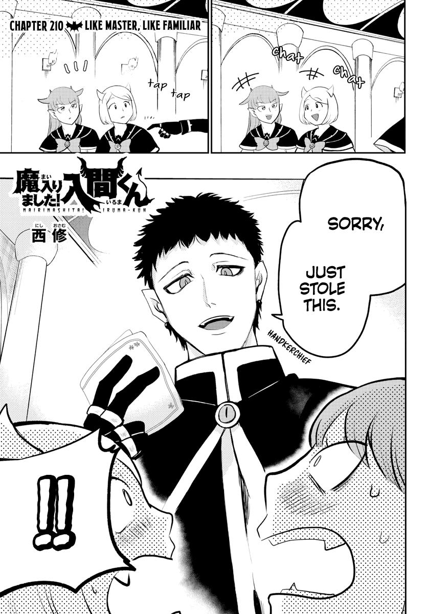 Welcome to Demon School! Iruma-kun Chapter 210 - Page 1 - Welcome to Demon School! Iruma-kun manga Chapter 210 manga