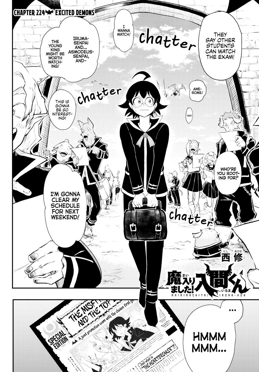 Welcome to Demon School! Iruma-kun Chapter 224 - Page 2 - Welcome to Demon School! Iruma-kun manga Chapter 224 manga