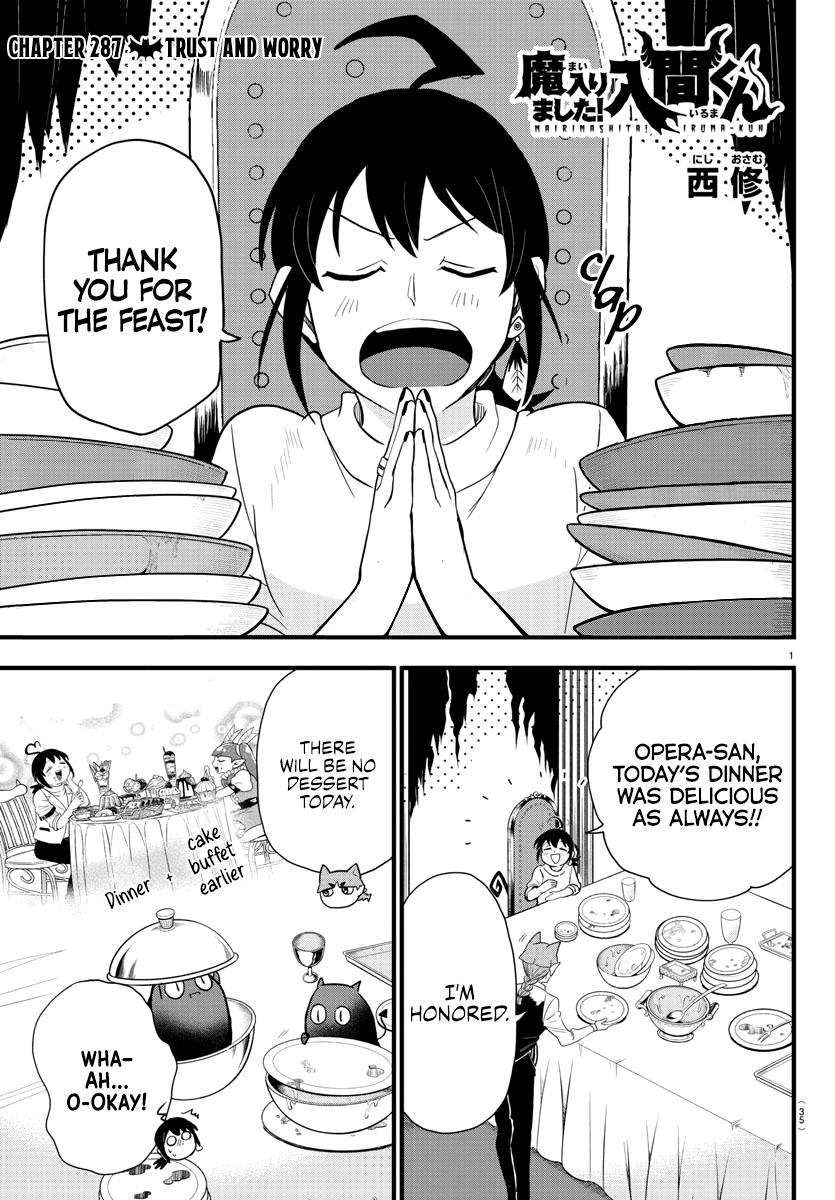 Welcome to Demon School! Iruma-kun Chapter 287 - Page 1 - Welcome to Demon School! Iruma-kun manga Chapter 287 manga