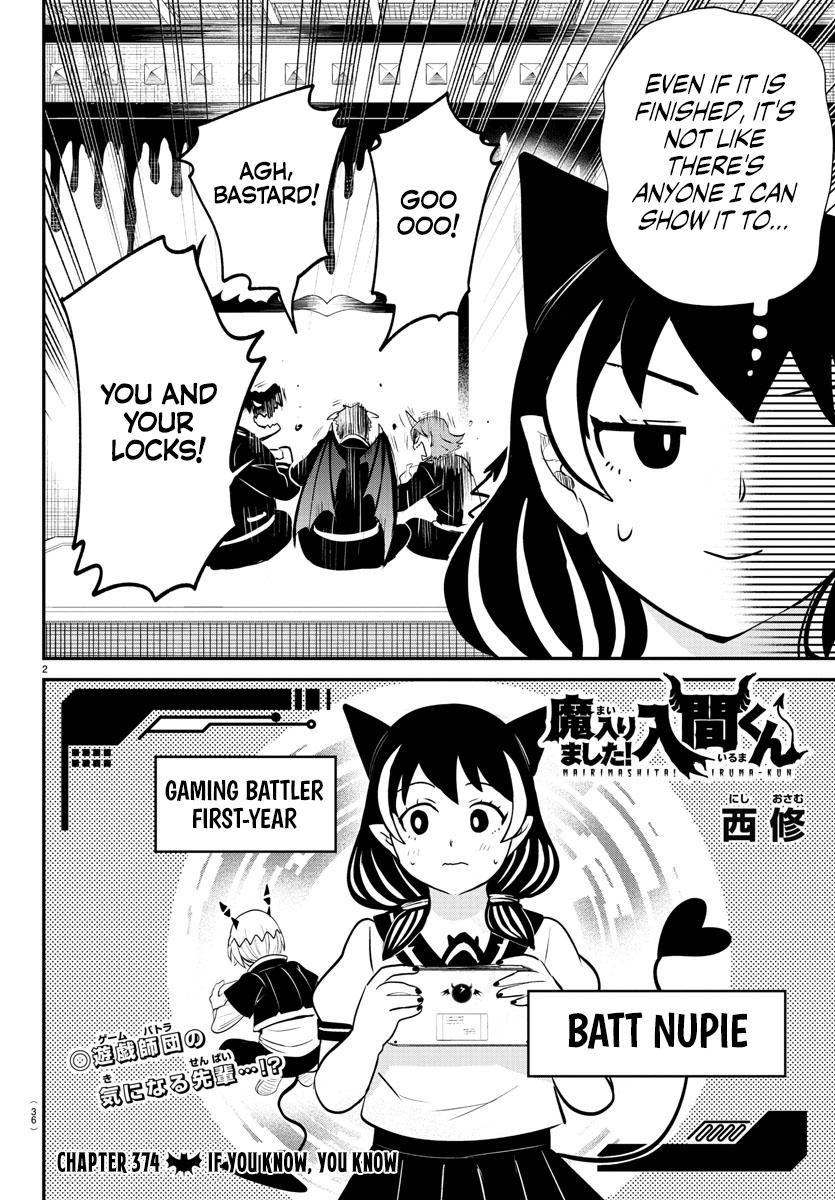 Welcome to Demon School! Iruma-kun Chapter 374 - Page 2 - Welcome to Demon School! Iruma-kun manga Chapter 374 manga