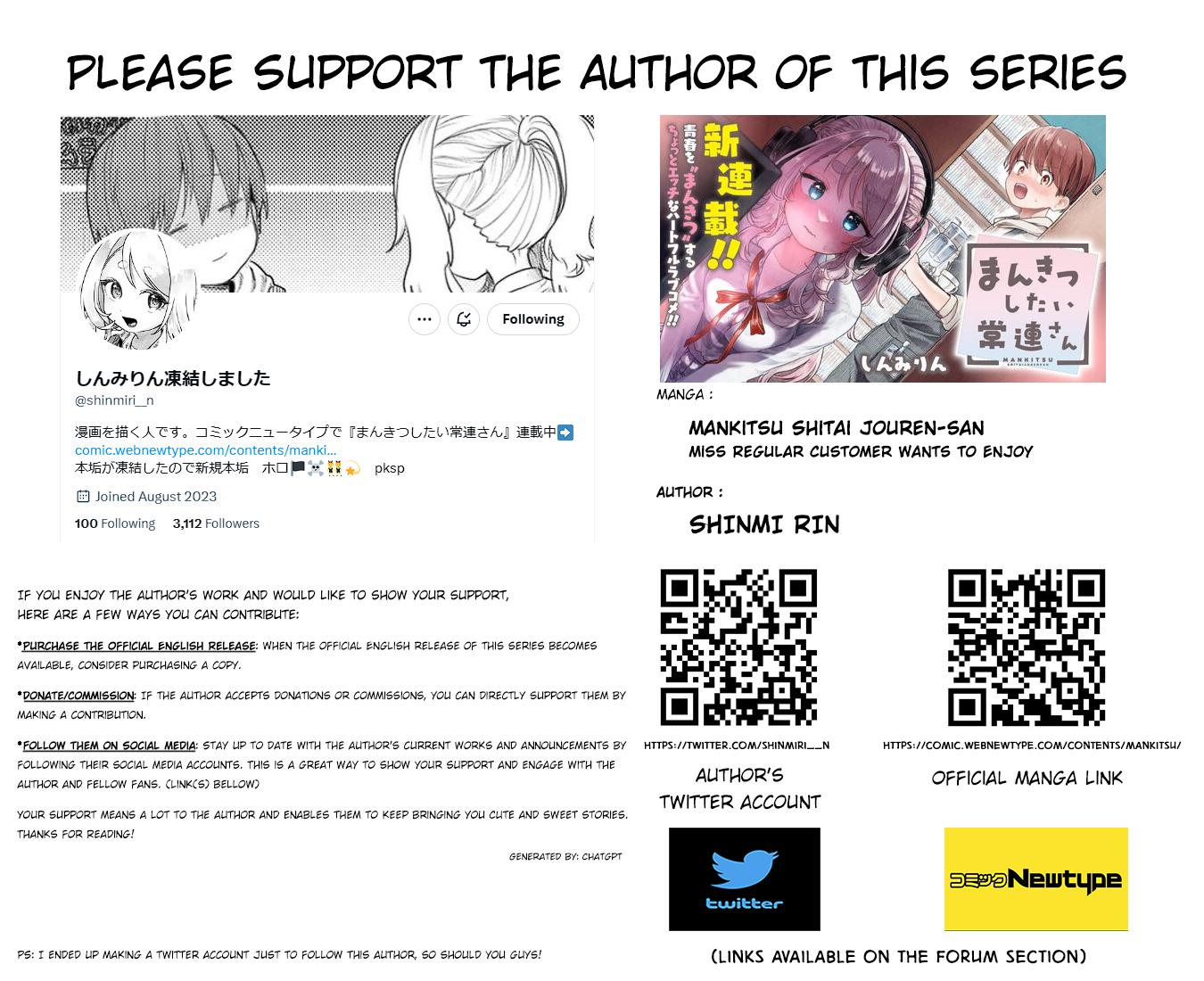 Mankitsu Shitai Jouren-san Chapter 22.1 8
