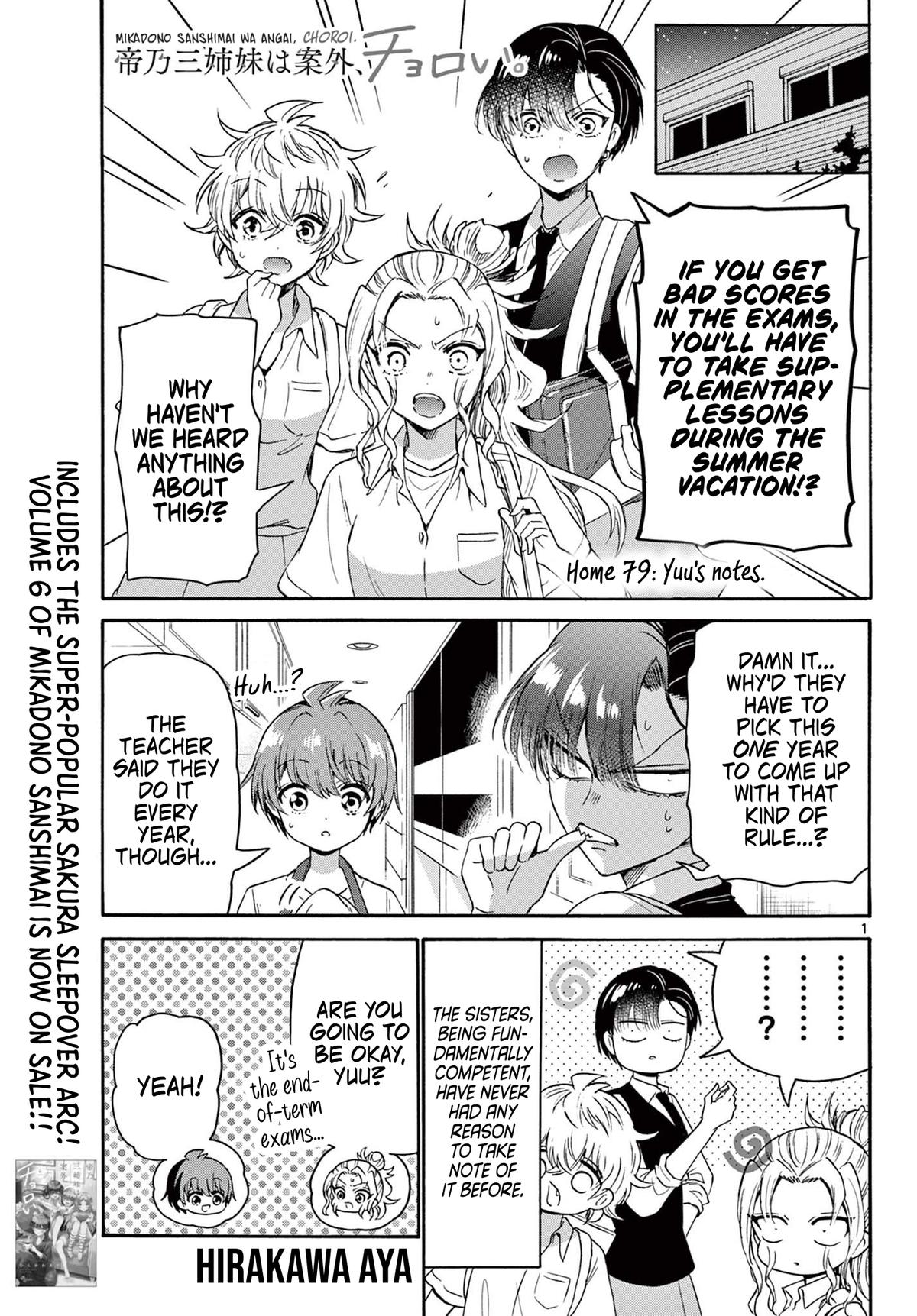 Dealing with Mikadono Sisters Is a Breeze Chapter 79