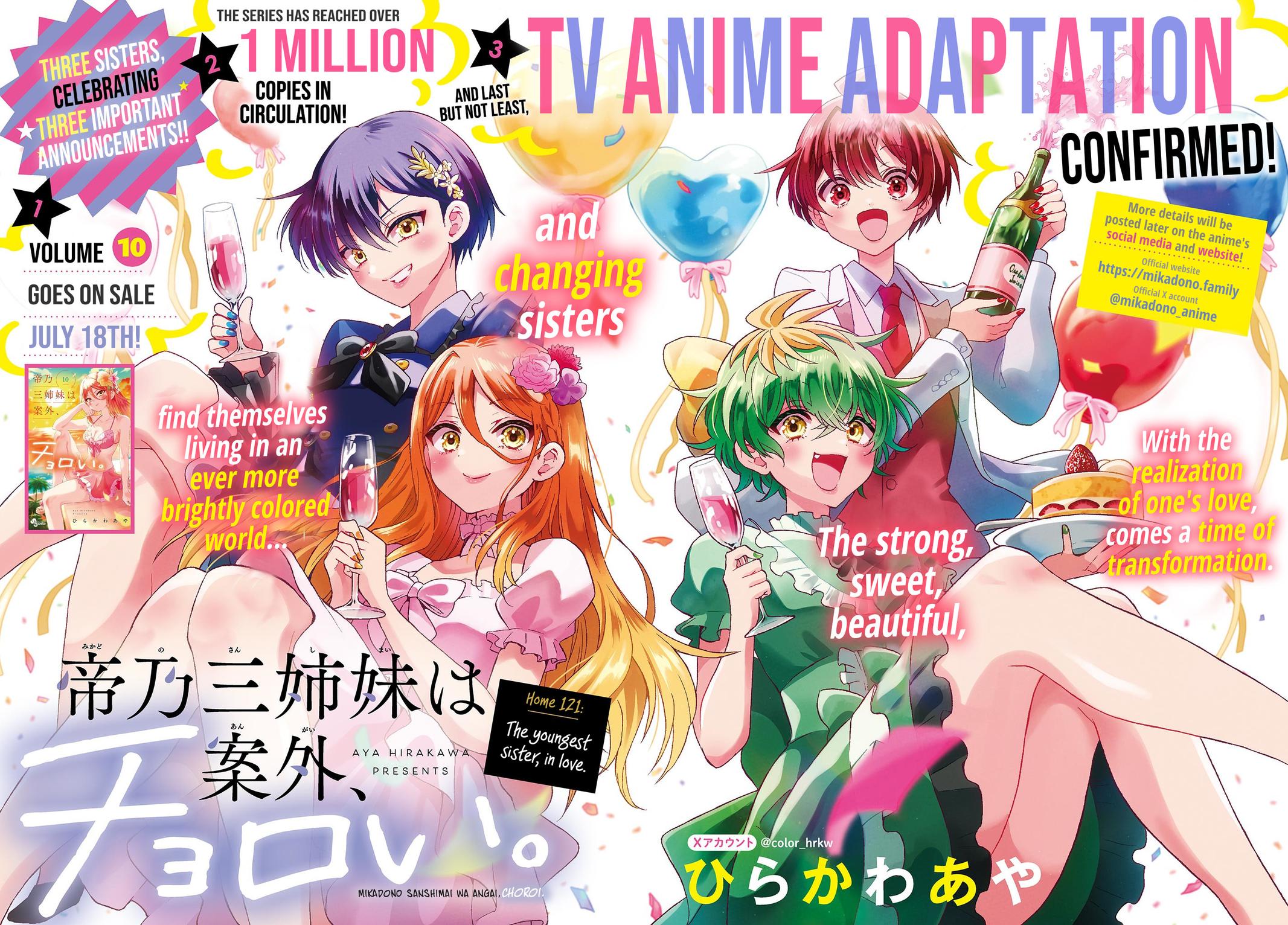 Dealing with Mikadono Sisters Is a Breeze Chapter 121