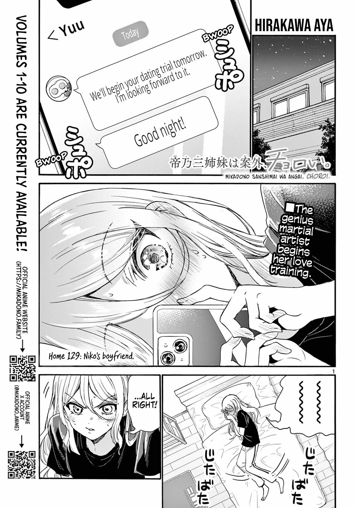 Dealing with Mikadono Sisters Is a Breeze Chapter 129