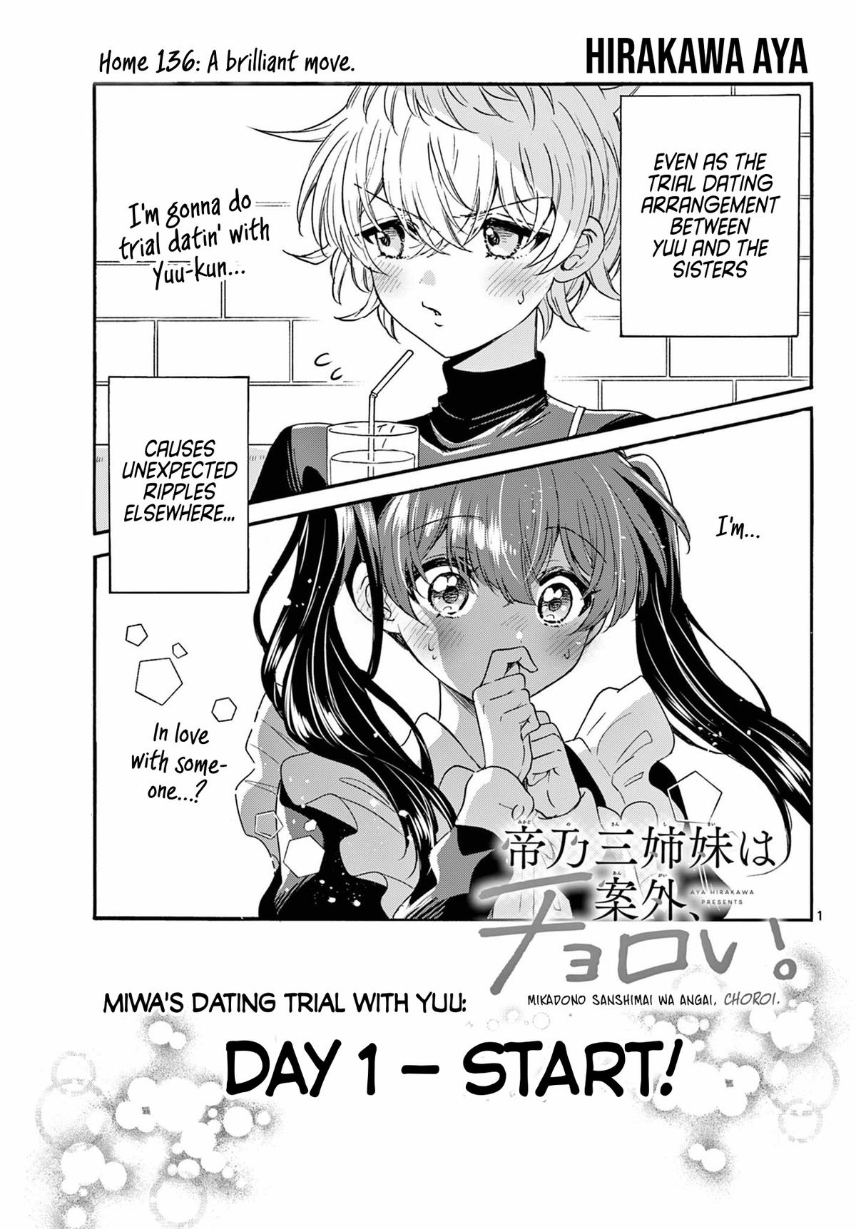 Dealing with Mikadono Sisters Is a Breeze Chapter 136